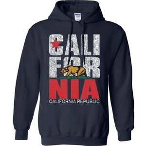 Freeway Black California Graphic Hoodie
